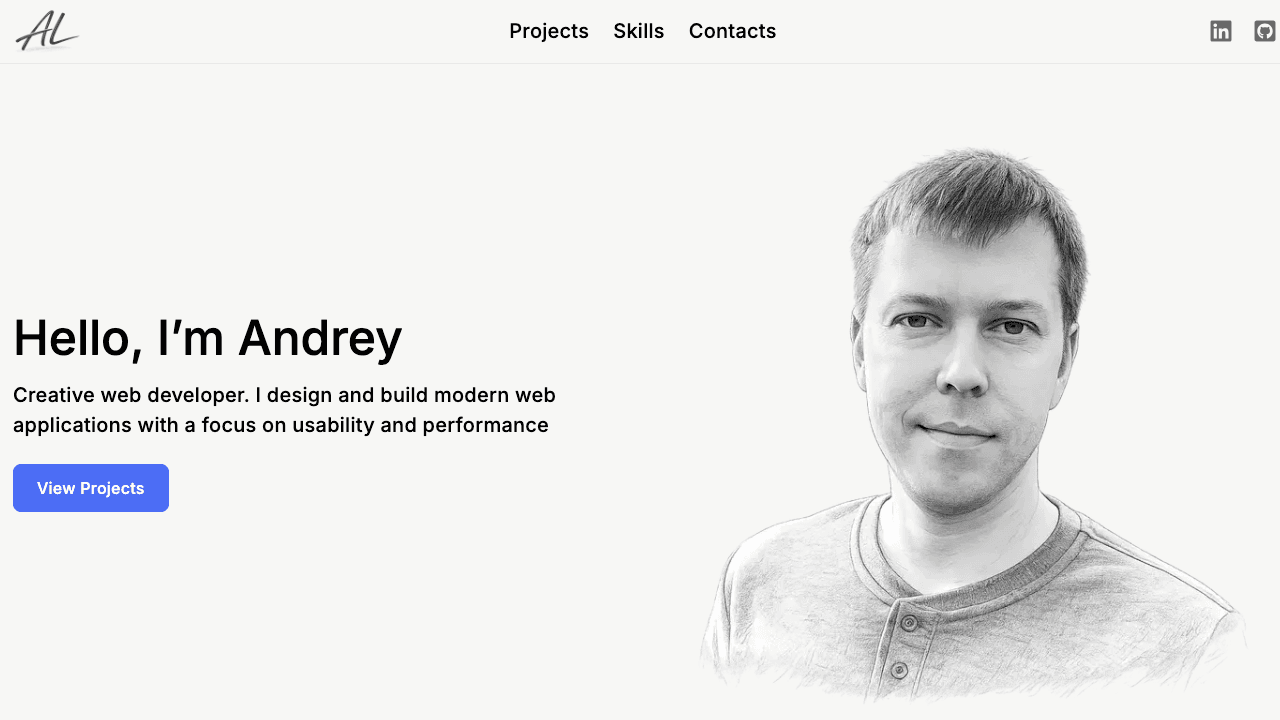 Portfolio Website image